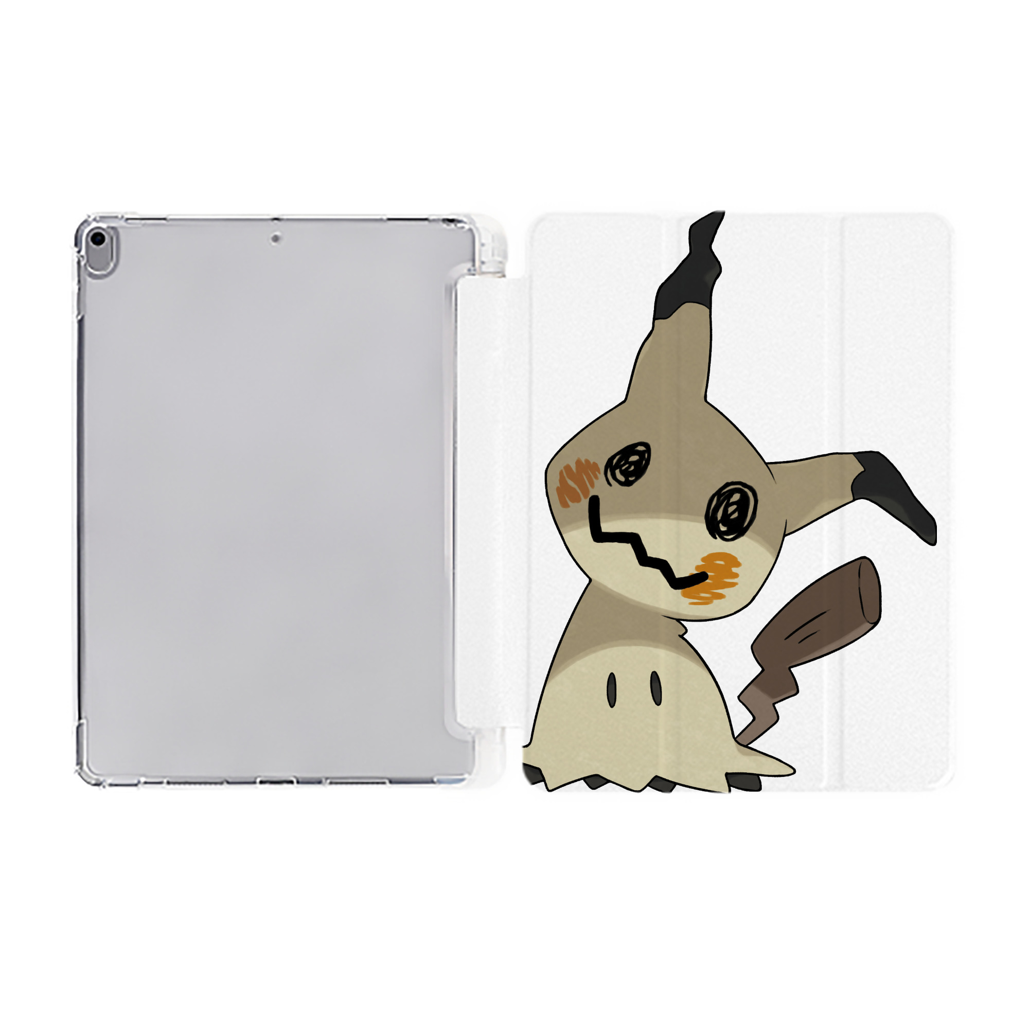 （画像用） ポケットモンスター Pokémon IPad ケース ペン収納付き 三つ折りスタンド PUレザー×シリコン 対応機種9.5/10.5/10.9インチ